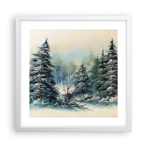 Poster in white frmae - Ready for Christmas - 40x40 cm
