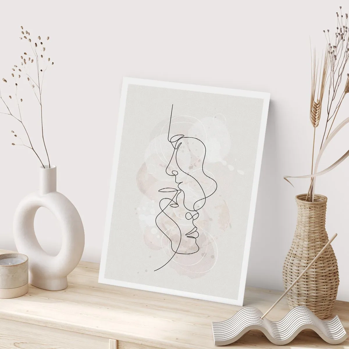 Poster - Tangled up in an Embrace - 40x50 cm