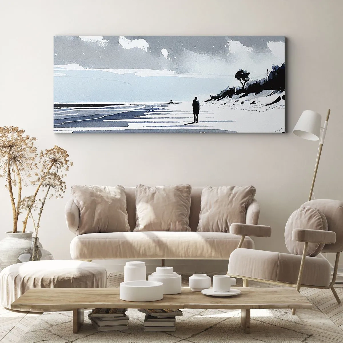 Canvas picture - All Alone - 160x50 cm