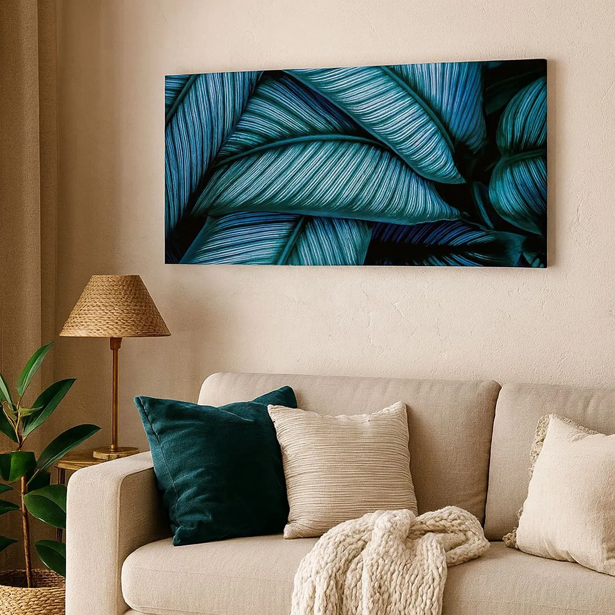 Canvas picture - Lifelines - 100x40 cm
