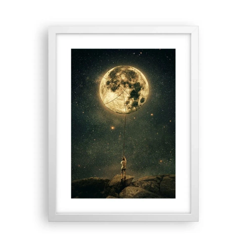 Poster in white frmae - One that Stole the Moon - 30x40 cm