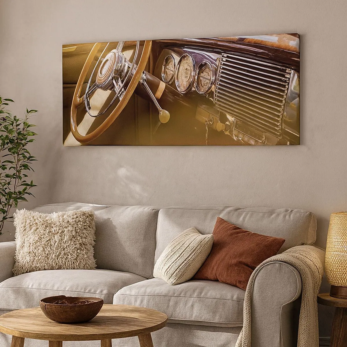 Canvas picture - Breath of Luxury form the Past - 100x40 cm