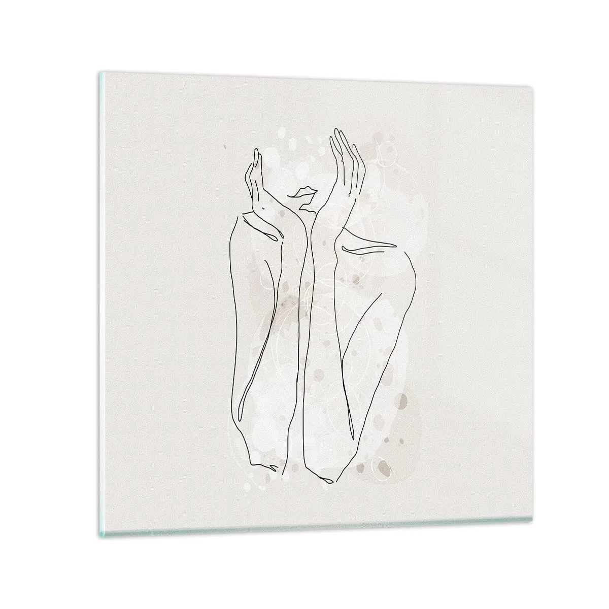 Glass picture - Dreamful Moment - 50x50 cm