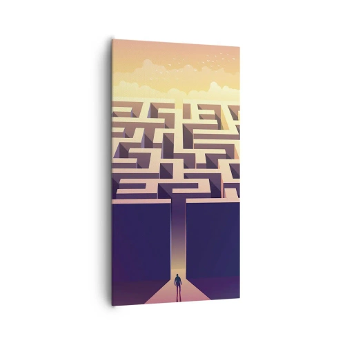 Canvas picture - Decision Time - 65x120 cm