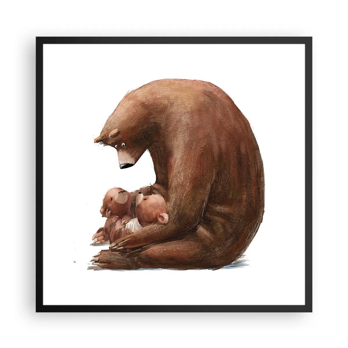 Poster in black frame - Sweet Dreams, Kids - 60x60 cm
