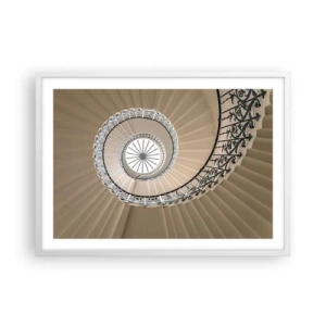 Poster in white frmae - Inside the Shell - 70x50 cm