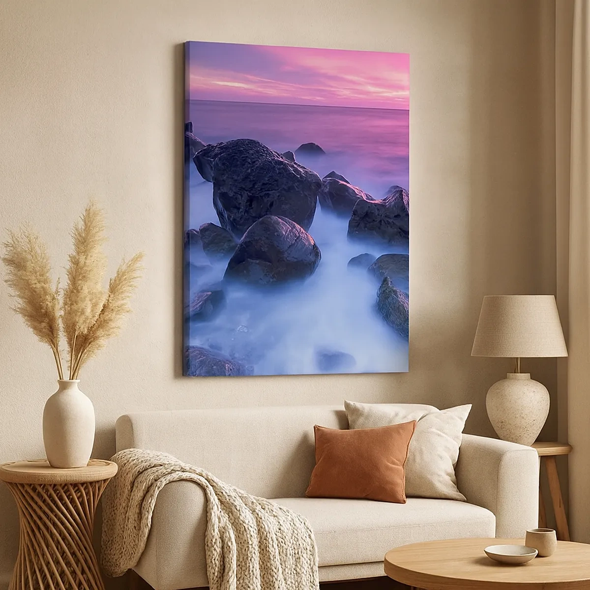 Canvas picture - Born in Light and Mist - 50x70 cm