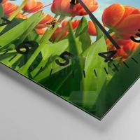 Clock face with numbers