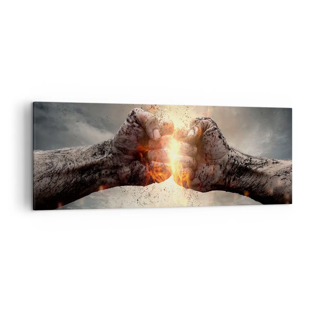 Canvas picture - Stand Up and Fight - 140x50 cm