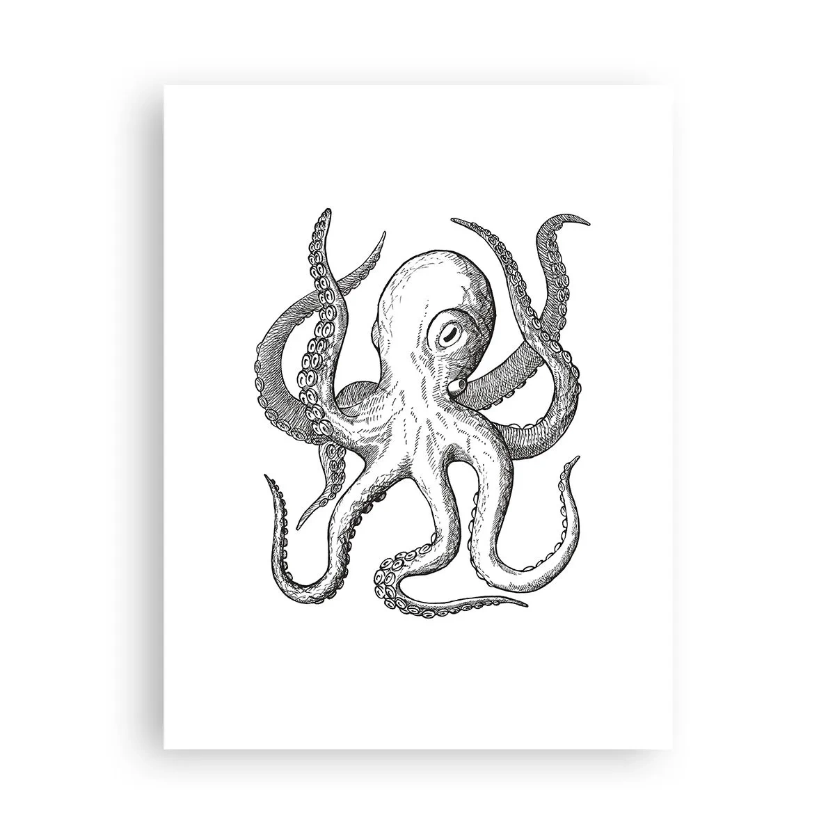 Poster - Dancing with the Waves - 30x40 cm
