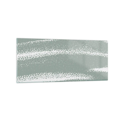 Glass picture - Abstrcat in Winter Climate - 120x50 cm