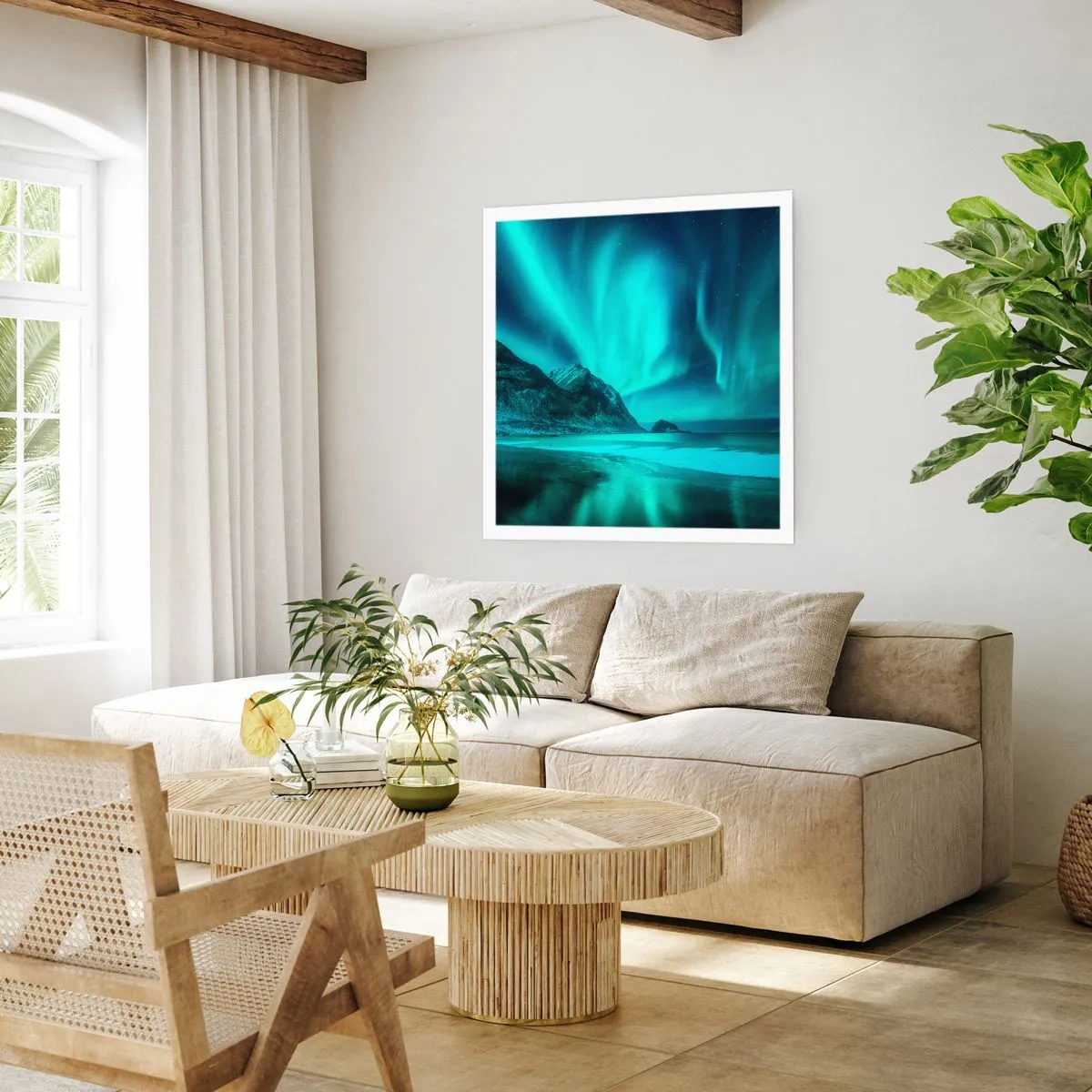 Poster - Miracles of the North - 40x40 cm