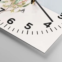 Clock face with numbers