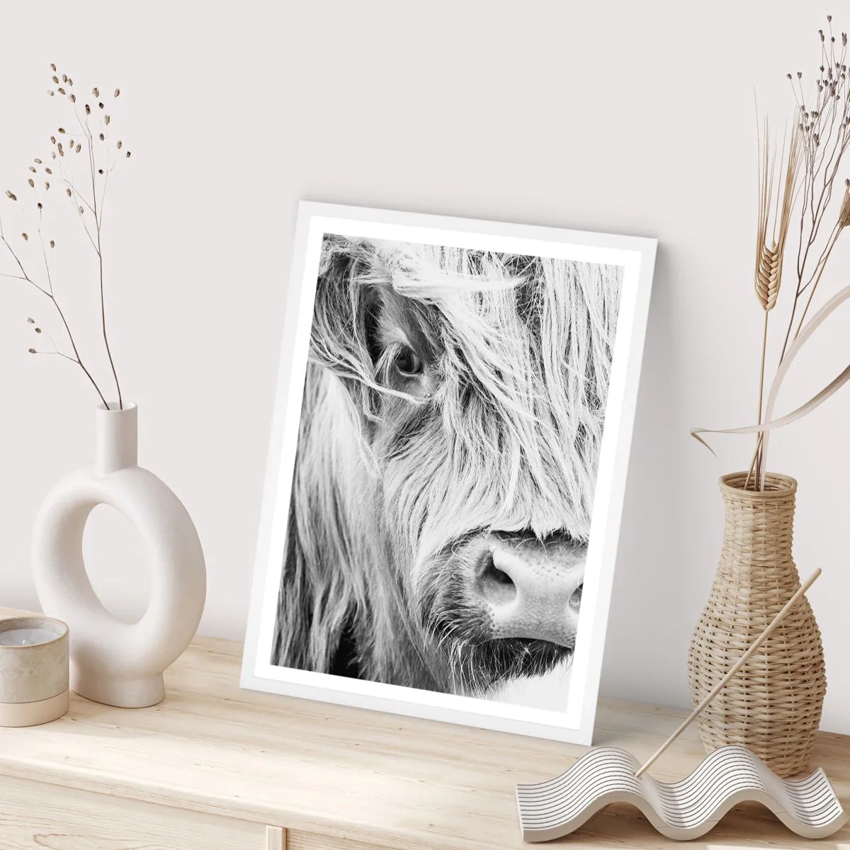 Poster in white frmae - Scottish Wilderness - 40x50 cm