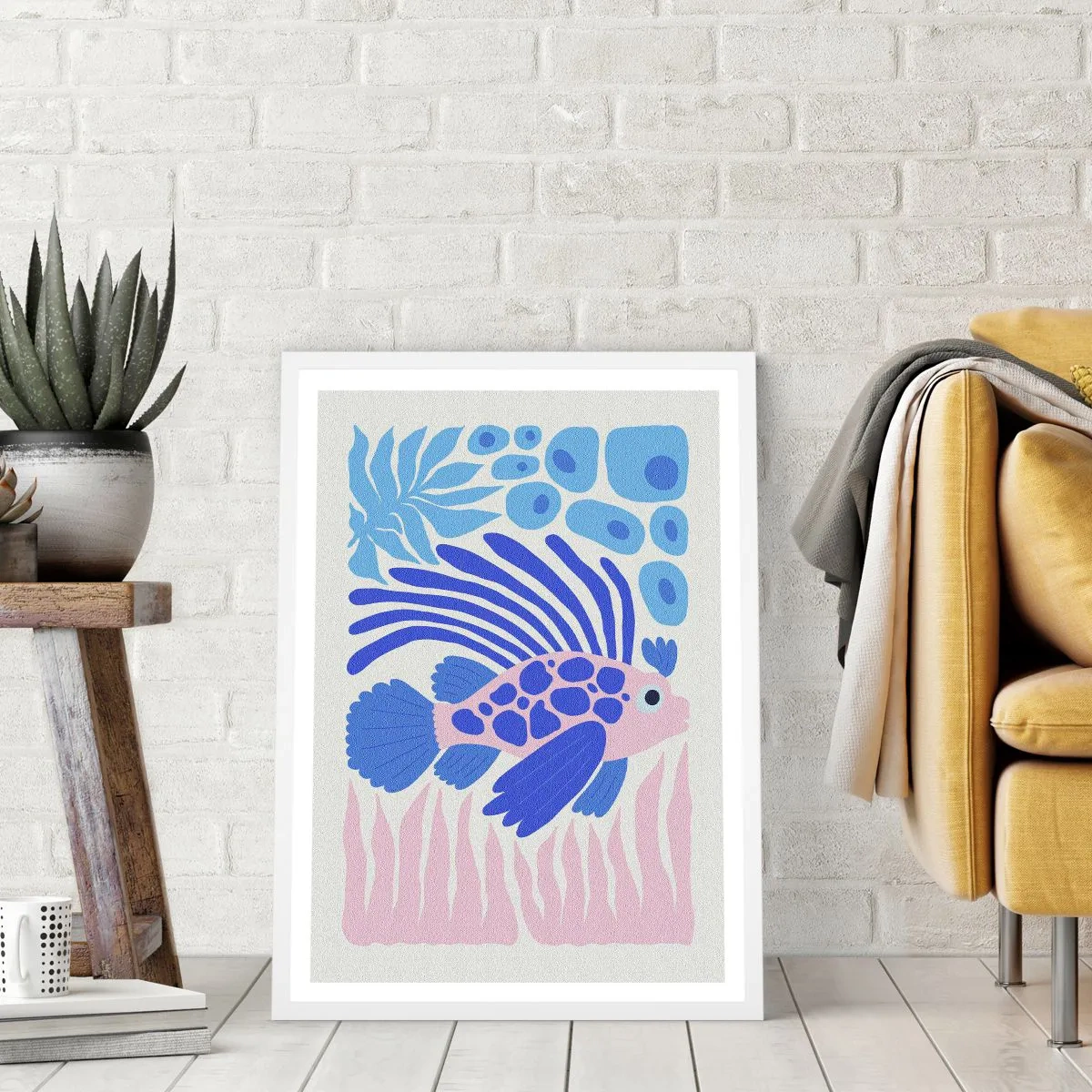 Poster in white frmae - In His Element - 50x70 cm