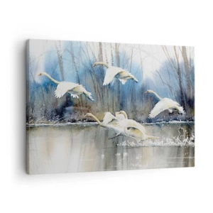 Canvas picture - Like in a Fairy Tale about Wild Swans - 70x50 cm