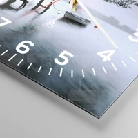 Clock face with numbers