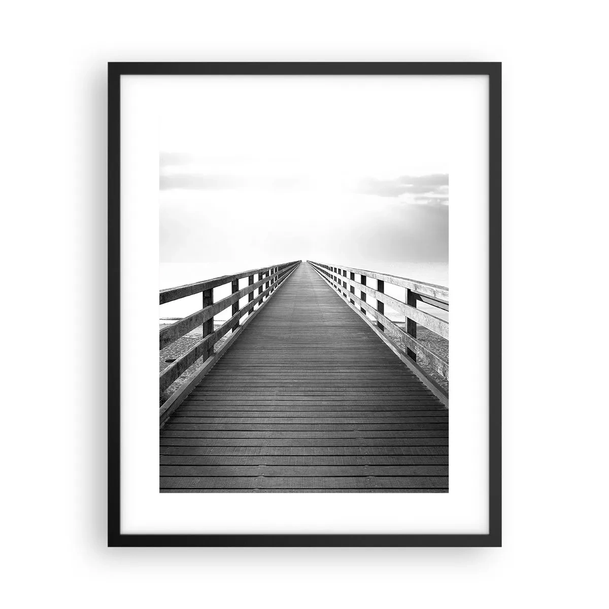 Poster in black frame - In the Distance… - 40x50 cm