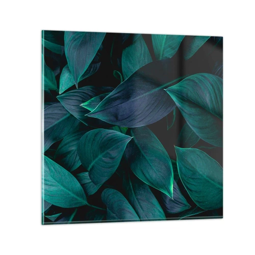 Glass picture - The Green Itself - 60x60 cm