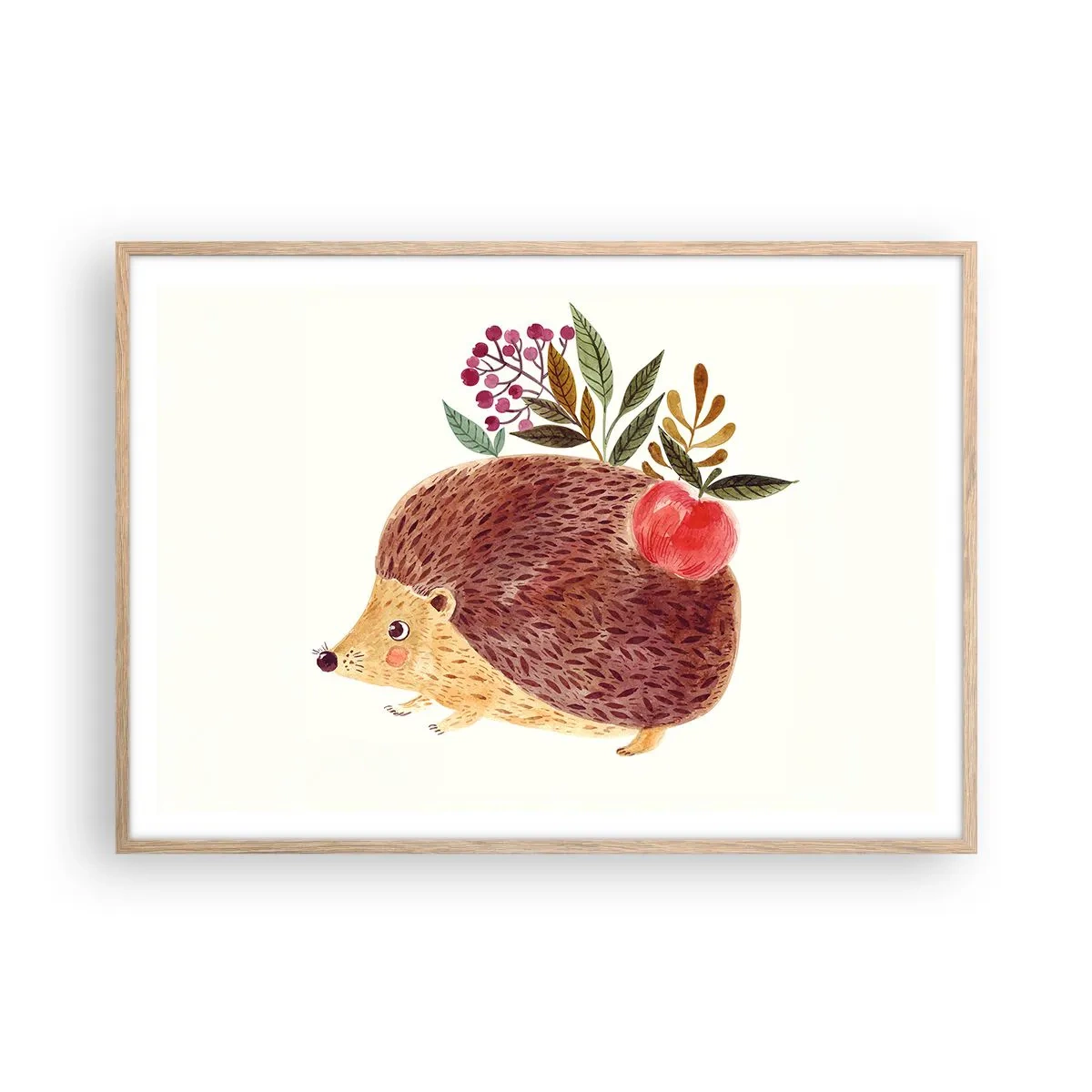 Poster in light oak frame - And Now You Like Me! - 100x70 cm