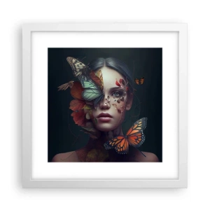 Poster in white frmae - Wonderful Metamorphosis - 30x30 cm