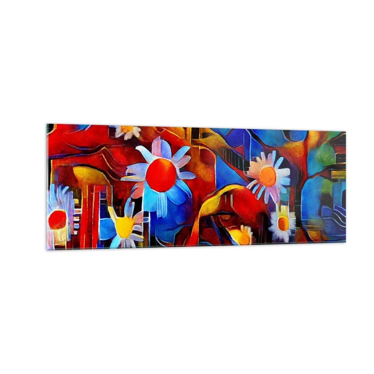 Glass picture - Colours of Life - 140x50 cm
