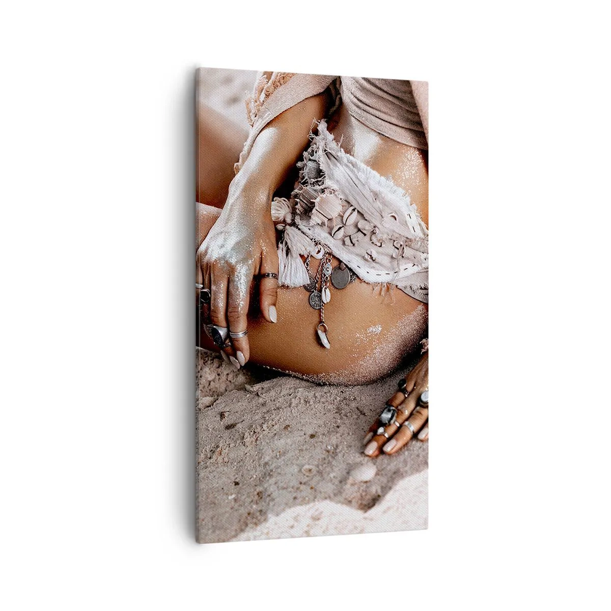 Canvas picture - Thrown Out by the Waves - 55x100 cm