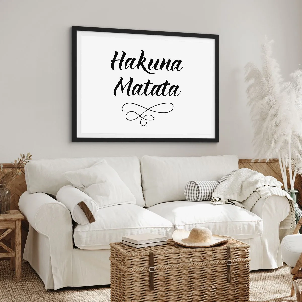 Poster in black frame - Best Advice - 40x30 cm
