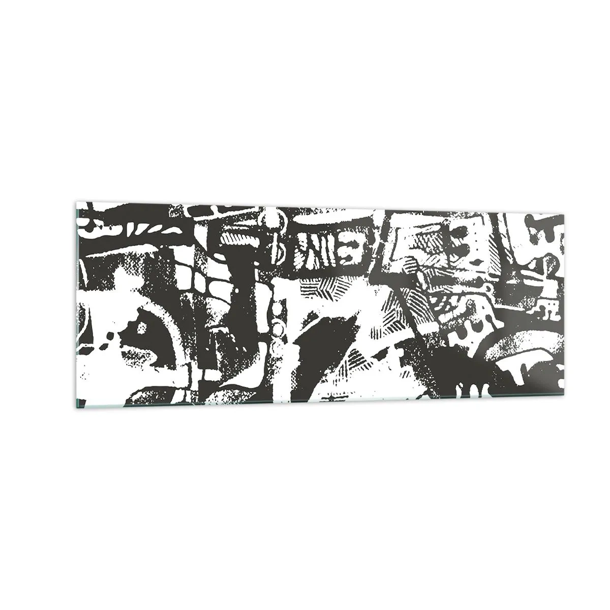 Glass picture - Order or Chaos? - 140x50 cm