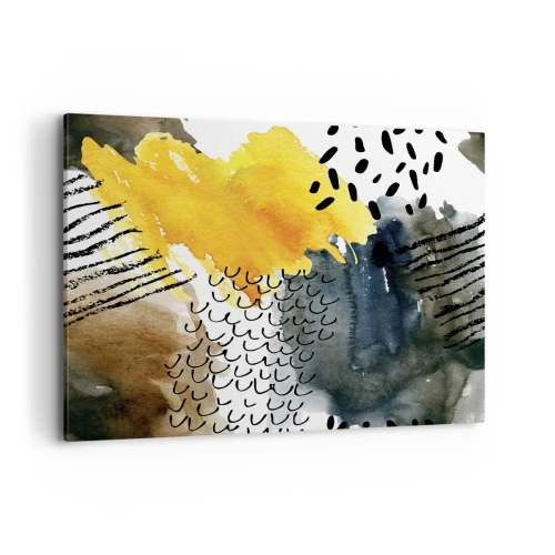 Canvas picture - Meeting of Elements - 100x70 cm
