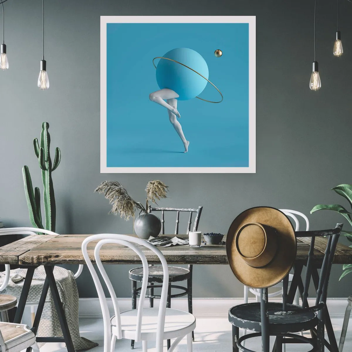 Poster - And Planets Are Going Crazy - 40x40 cm