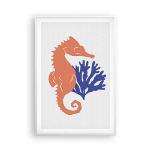 Poster in white frmae - In Underwater Meadow - 61x91 cm