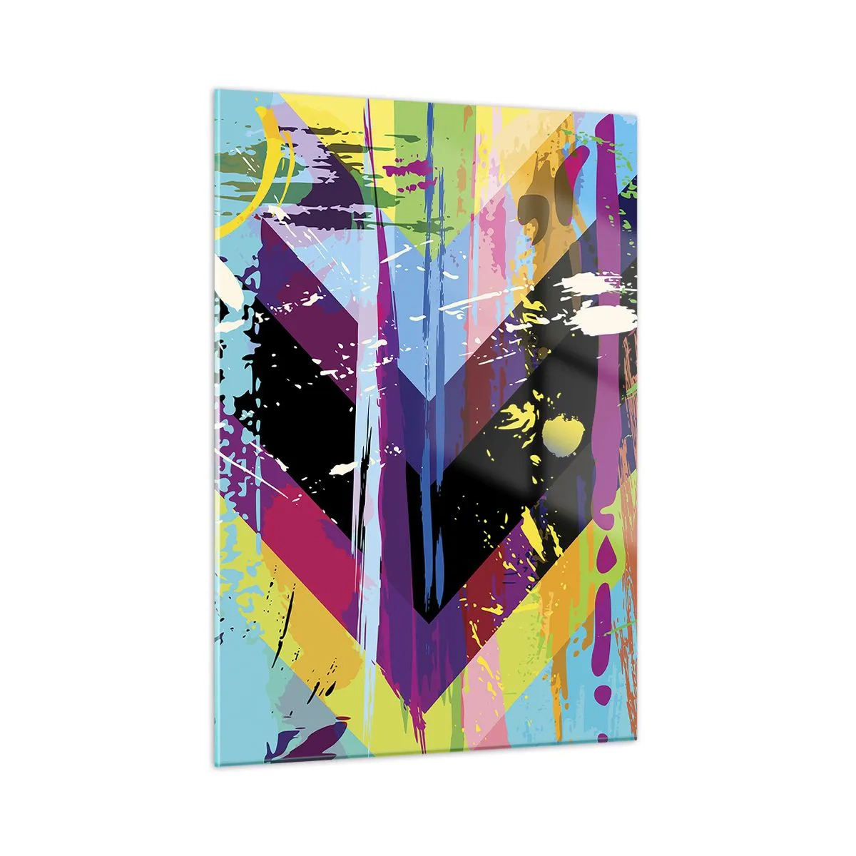 Glass picture - From Top to Bottom - 50x70 cm