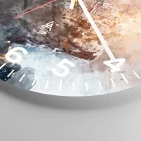 Clock face with numbers