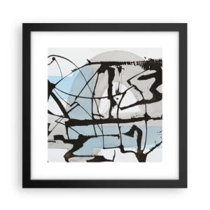 Poster in black frame - After All Blue - 30x30 cm