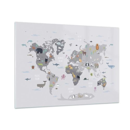 Glass picture - Tell Me Where You Are From - 100x70 cm