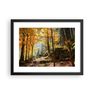 Poster in black frame - Time for Rest - 40x30 cm