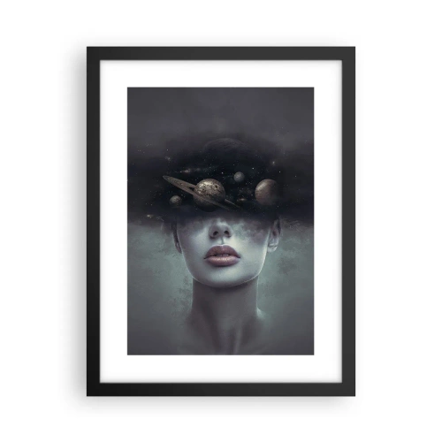 Poster in black frame - And Planets are Revolving… - 30x40 cm