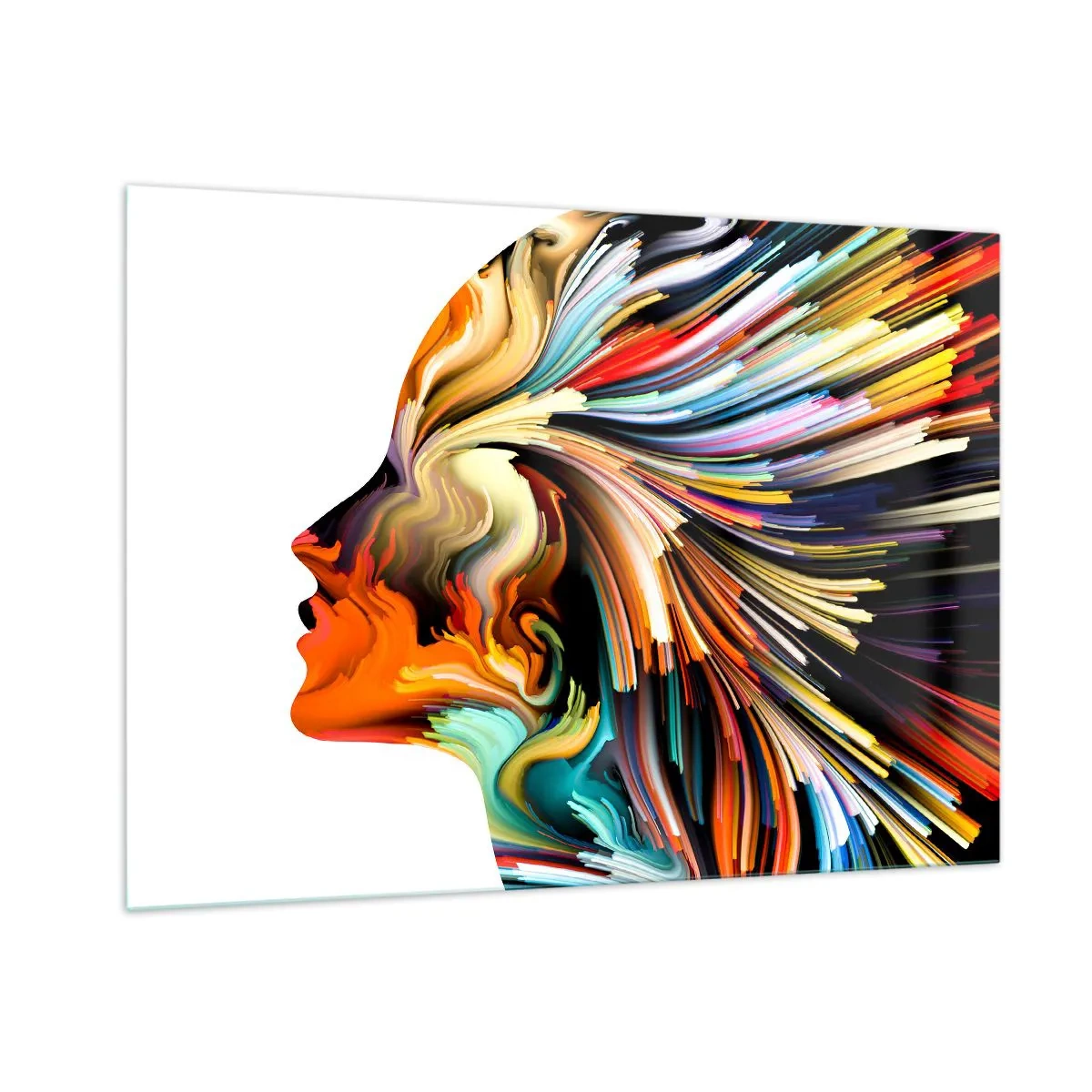 Glass picture - Explosion of Imagination - 100x70 cm