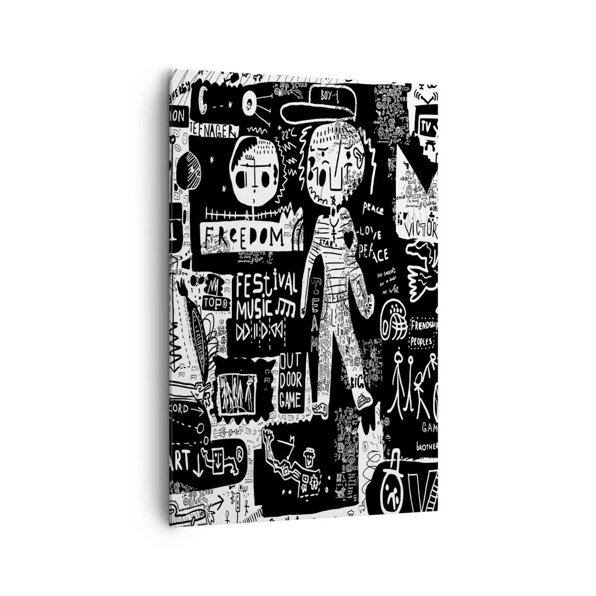 Canvas picture - Rights and Joys of Youth - 80x120 cm