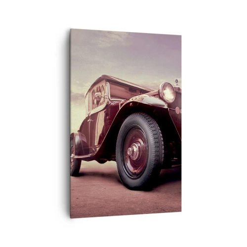 Canvas picture - Let's Drive to the Past - 80x120 cm
