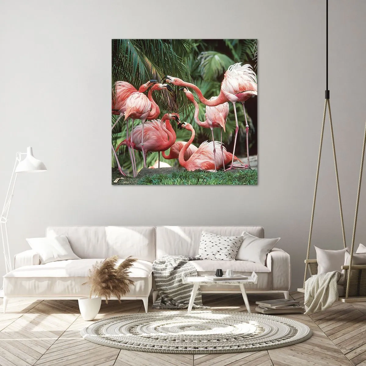 Canvas picture - Afternoon Gossip - 50x50 cm