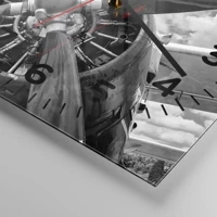 Clock face with numbers