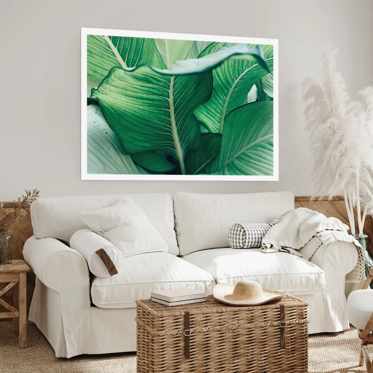 Poster - Life in Intense Green Colour - 91x61 cm