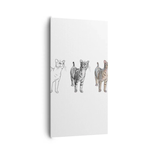 Canvas picture - Drawing Lesson - 65x120 cm