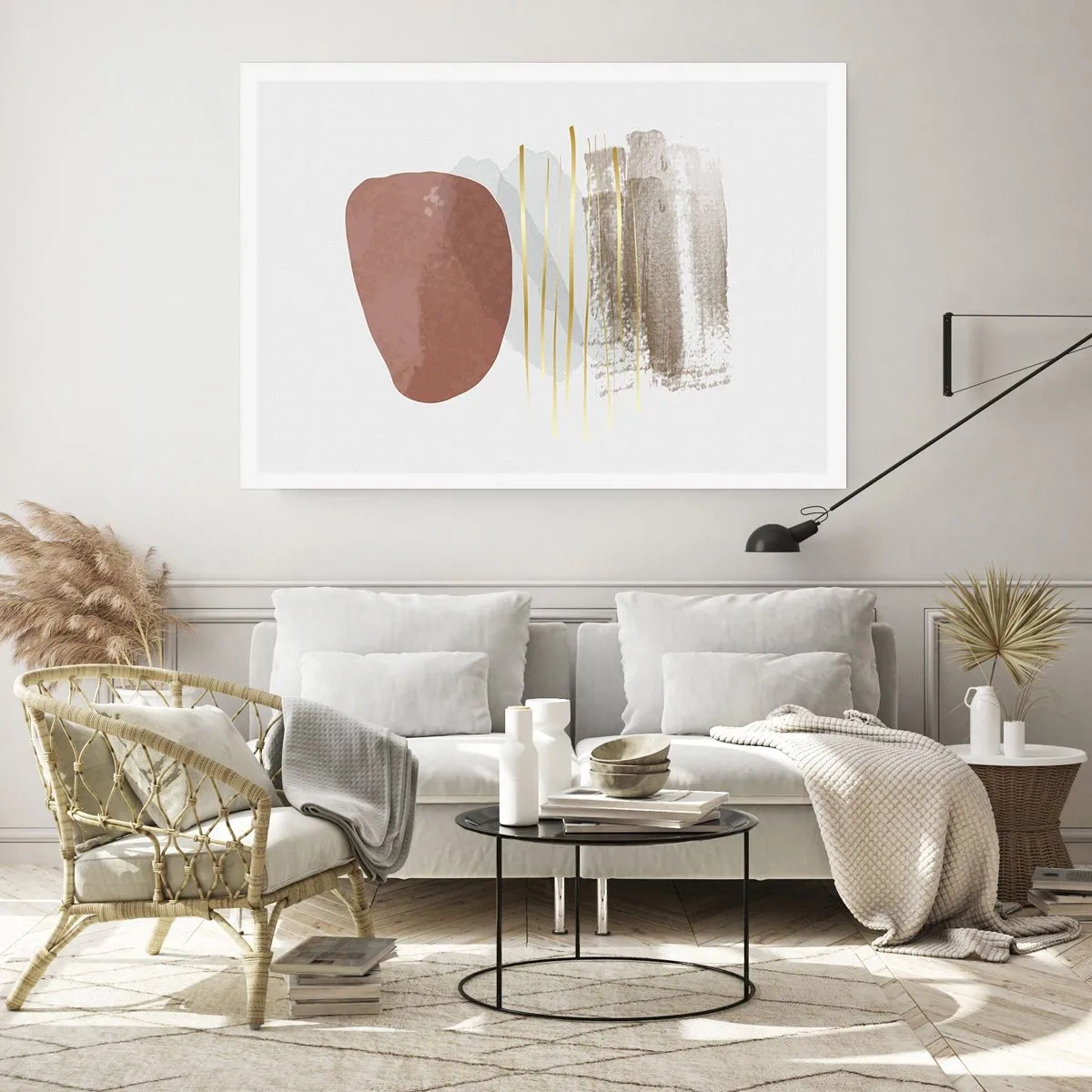 Poster - Abstract Colonnade - 91x61 cm