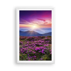 Poster in white frmae - Smells Strongly of Herbs - 61x91 cm