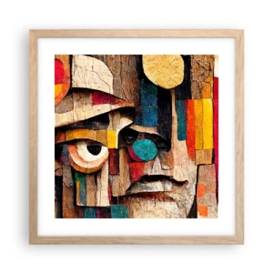 Poster in light oak frame - I Can See You - 40x40 cm