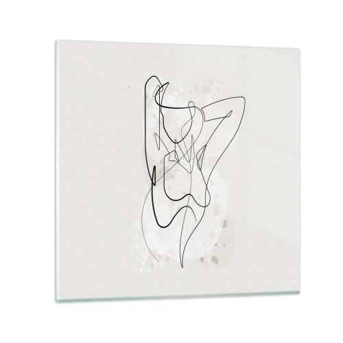 Glass picture - Art of Seduction - 40x40 cm