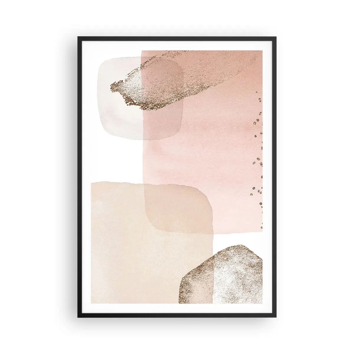 Poster in black frame - Look through Colour - 70x100 cm